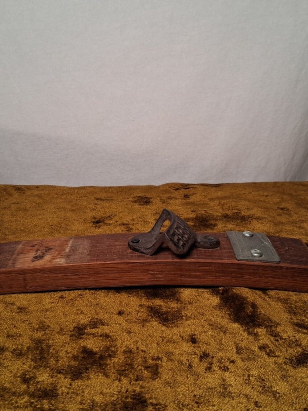 Handmade Wine Barrel Wood Bottle Opener Rustic Barware Bar Restaurant Mancave - Picture 13 of 13